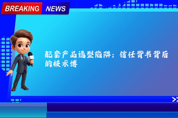 配套产品选型陷阱：信任背书背后的技术博弈