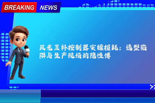 风光互补控制器实操损耗：选型陷阱与生产现场的隐性博弈
